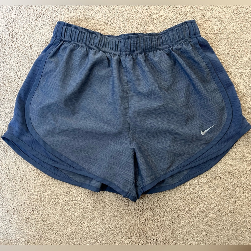 Nike Women's Blue Dri-Fit Athletic Running Sport Activewear Shorts Size S